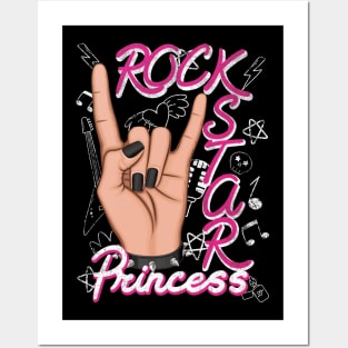 Rockstar Princess Posters and Art